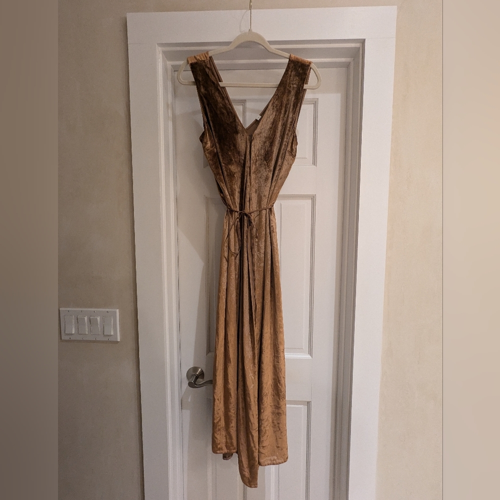Vince Velvet Dress Xl - image 1